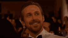 Ryan Gosling GIF - Ryan Gosling Golden Globes Happy GIFs
