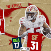 San Francisco 49ers (31) Vs. Seattle Seahawks (17) Fourth Quarter GIF - Nfl National Football League Football League GIFs
