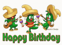Happy Birthday Sombrero GIF - Happy Birthday Sombrero Mariachi GIFs