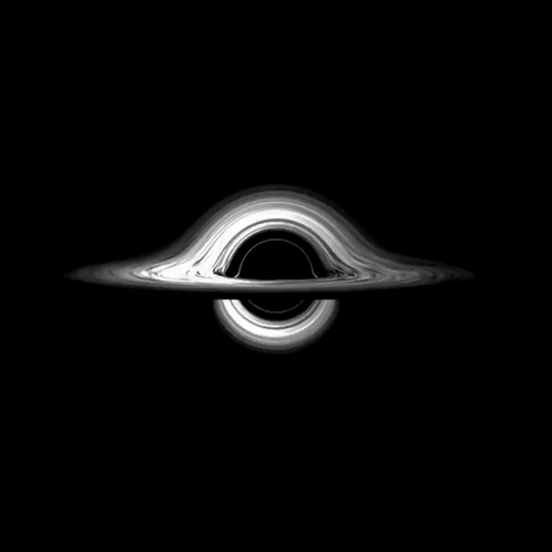 An animated blackhole may make you question life, the universe, and everything.