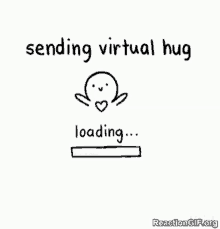Sending Virtual Hug Hug GIF
