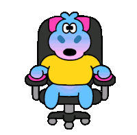 Transformers Chair Hippo Youutbe Sticker