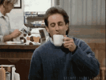Jerry Seinfield GIF - Jerry Seinfield Coffee GIFs