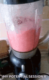 Smoothie Blending GIF - Smoothie Blending Strawberry GIFs