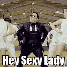 Hey Sexy Lady GIF - Psy Gangnam Style Gangnam GIFs
