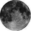 Full Moon Spinning Sticker for iOS & Android