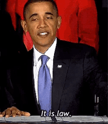 Obama It Is Law GIF - Obama It Is Law E La Legge GIFs