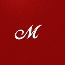 a red background with mayfair written in white