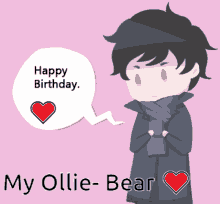 Sherlock Birthday Happy Birthday Olliebear GIF - Sherlock Birthday Happy Birthday Olliebear Happy Birthday Ollie Sherlock GIFs