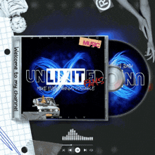 a cd case that says ' unlimited ' on it