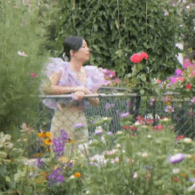 Smell The Flowers Withwendy GIF - Smell The Flowers Withwendy Smells Nice GIFs