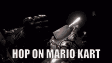 Doom Mario Kart GIF - Doom Mario Kart Hop On GIFs