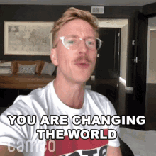 You Are Changing The World Tyler Oakley GIF
