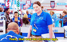Superstore Dina Fox GIF - Superstore Dina Fox Yeah That Was Ten Minutes Ago GIFs