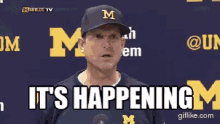 Harbaugh Its Happening GIF - Harbaugh Its Happening GIFs