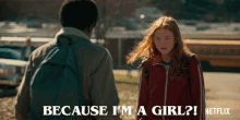 Because Im A Girl Seriously GIF - Because Im A Girl Seriously Thats Rude GIFs