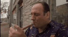 Man With Cigarette GIF