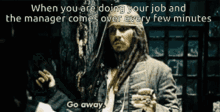 Go Away Jack Sparrow GIF - Go Away Jack Sparrow Job GIFs