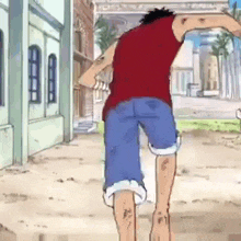 One Piece Meme Luffy GIF - One Piece Meme Luffy Luffy Running And Falls Hits The Wall GIFs