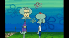 Squidward What Are You Looking At GIF
