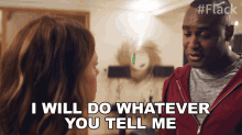 I Will Do Whatever You Tell Me Robyn GIF - I Will Do Whatever You Tell Me Robyn Gary GIFs