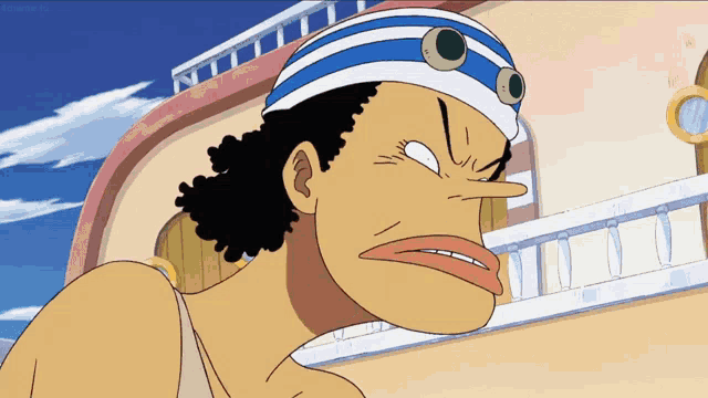shocked anime face one piece