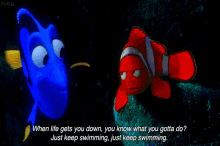 Finding Nemo Dory GIF - Finding Nemo Dory Swimming GIFs
