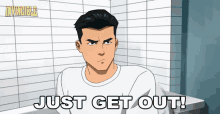 Just Get Out Mark Grayson GIF - Just Get Out Mark Grayson Move GIFs