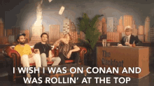 i wish i was on conan was rollin at the top tv show money rain music video