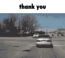 Thank You Car Crash GIF