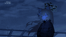 a drawing of a girl with an umbrella and the time of 08:56 pm 04/21/2023