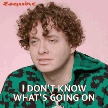 I Dont Know Whats Going On Jack Harlow GIF - I Dont Know Whats Going On Jack Harlow Esquire GIFs