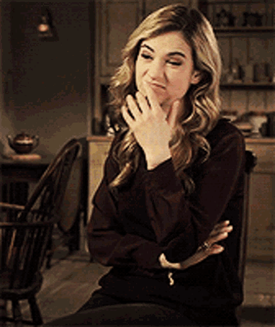 Lily James Clueless GIF - Lily James Clueless Not Sure - Discover