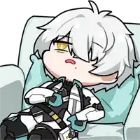a cartoon character is laying on a couch with his head on a pillow