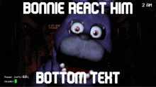 Bonnie Fnaf Scary React Creepy Balls GIF - Bonnie Fnaf Scary React Creepy Balls GIFs