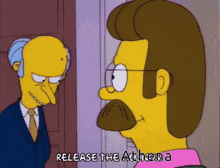 Release The Athena Mr Burns GIF - Release The Athena Mr Burns The Simpsons GIFs