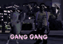 Doggy Gang Gang GIF - Doggy Gang Gang Gang GIFs