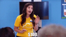 Superstore Amy Sosa GIF - Superstore Amy Sosa 100dollars GIFs