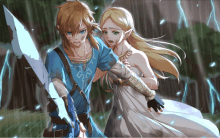 Link X Zelda Zelda X Link GIF - Link x zelda Zelda x link Clovenda