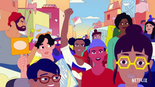 Marching Forward We The People GIF - Marching Forward We The People Vote  For Change - Discover & Share GIFs