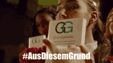 Lady Holding GIF - Lady Holding Grundgesetz GIFs