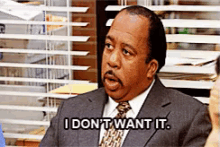 I Don'T Want It GIF - Donotwant Stanley Theoffice GIFs