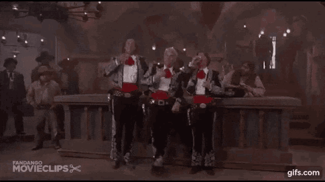 The Three Amigos Canteen/Lip Balm scene on Make a GIF