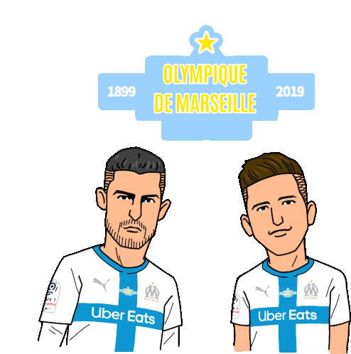 Olympique De Marseille Om Sticker - Olympique De Marseille Olympique Om Stickers