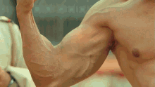 Flex Muscles Vijay Singh Azad GIF - Flex Muscles Vijay Singh Azad Satya Maan Azad GIFs