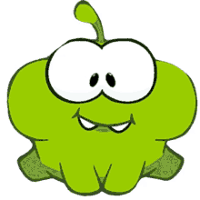 eating om nom om nom and cut the rope hungry munching
