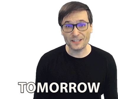 Tomorrow George Vanous Sticker - Tomorrow George Vanous Next Day Stickers