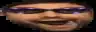 a close up of a man 's face with sunglasses on .