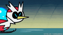a cartoon of a bird on skis with youtube.com/terminalmontage in the bottom right corner
