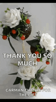 Thank You Flowers GIF